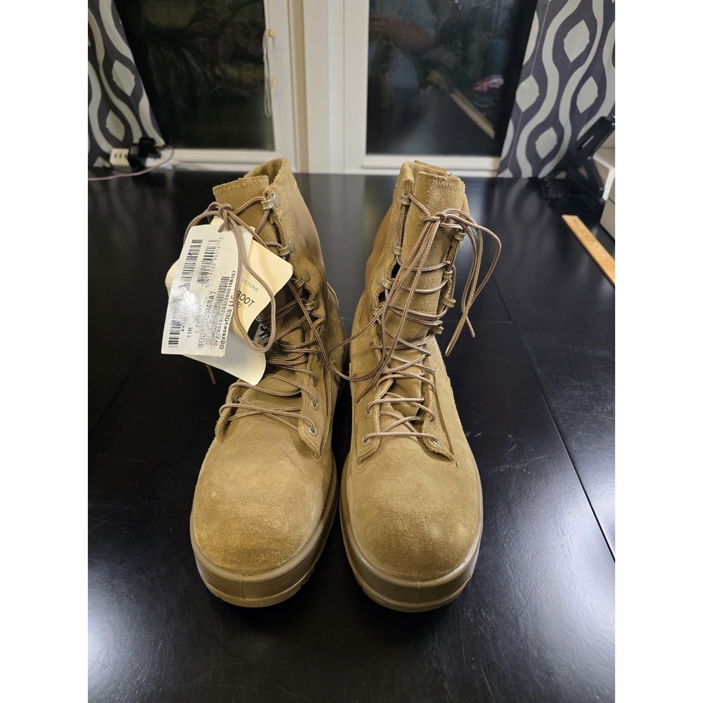 Odyssey DCS Army Combat Boots 11R Temperate Weather Coyote Tan Vibram Sole New